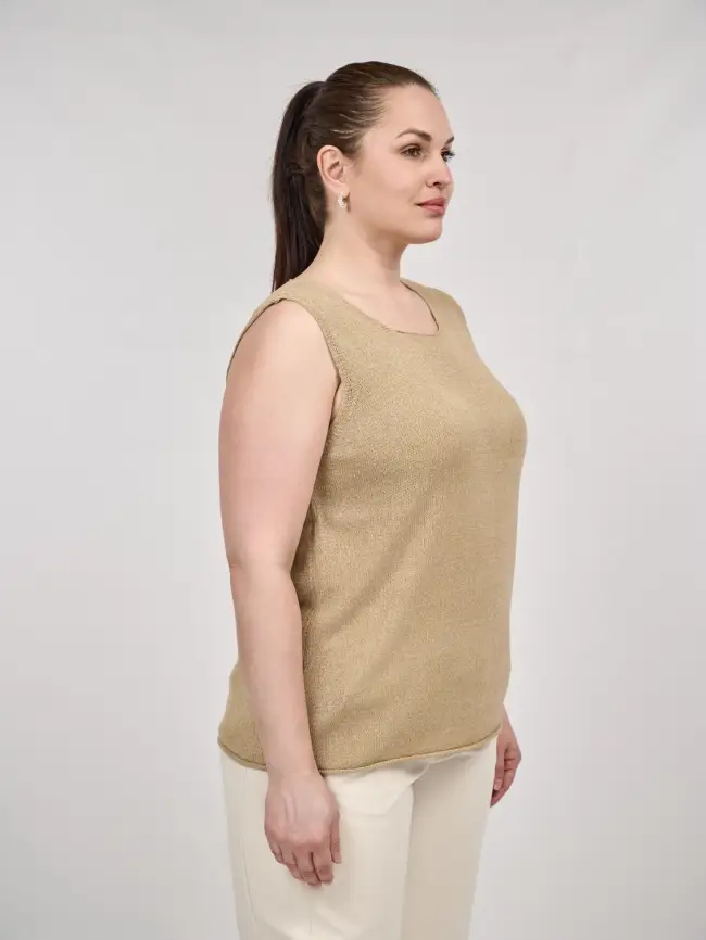 Топ трикотажный облегченный ЭттоПлюс 25108 Размер 50-60 фото 120