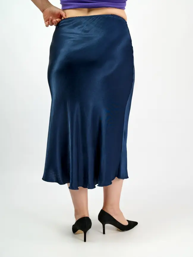 Юбка атлас 9298-1 Размер 48-56 фото 63