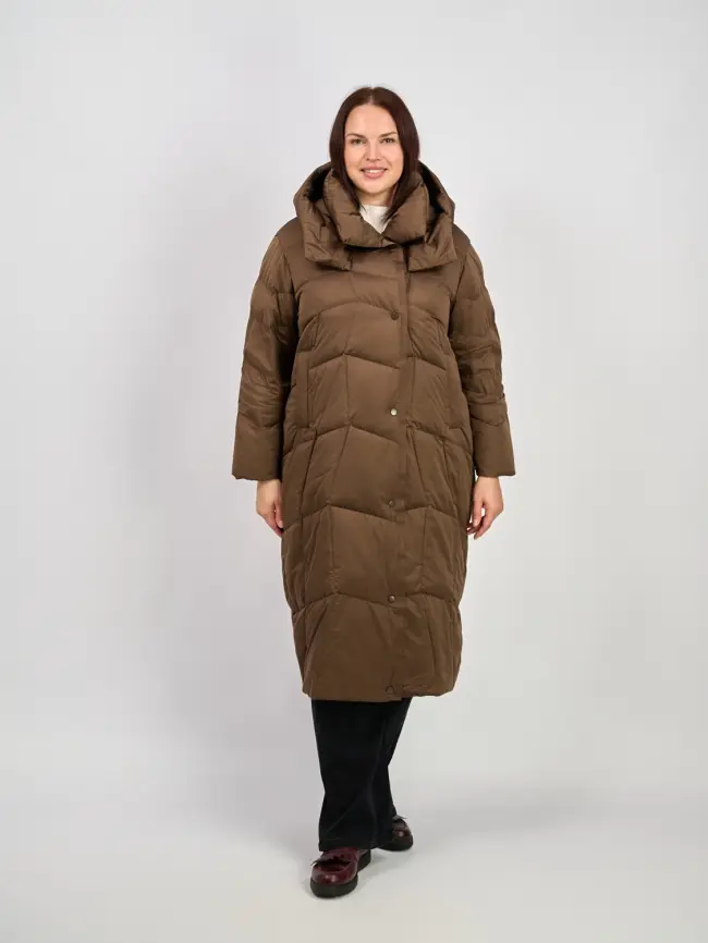 Пальто 5041 Размер 48-54 фото 16