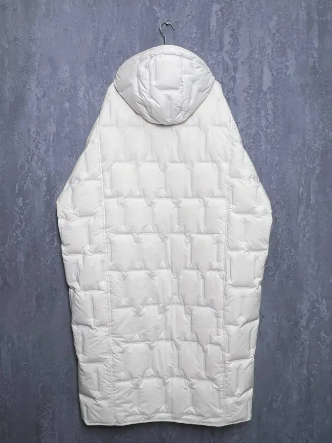 Пуховое пальто 6327 Размеры 50-60 фото 12