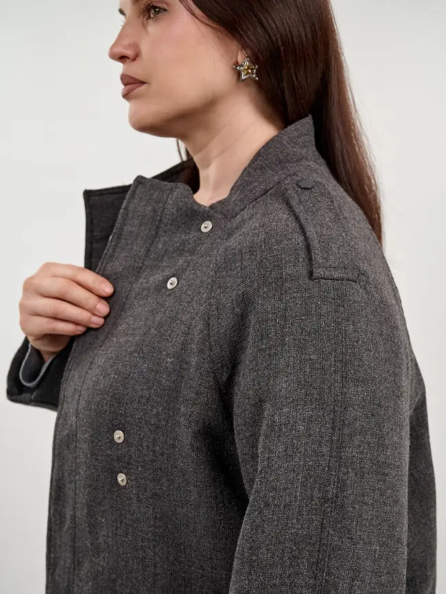 Пальто 95111 Размер 48-50 фото 4