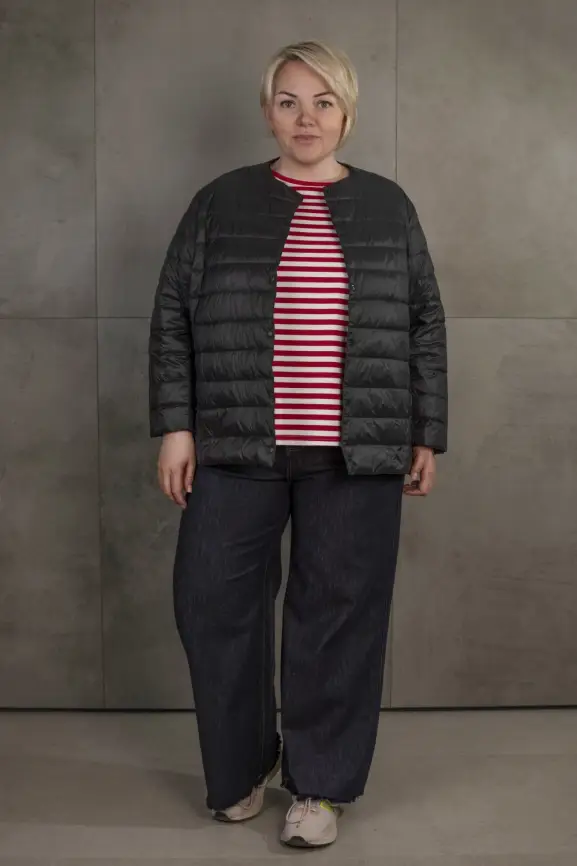 Легкая пуховая куртка 8802 фото 150