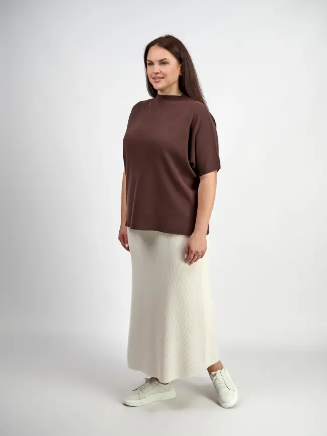 Джемпер короткий рукав ЭттоПлюс 707 Размер 50-58 фото 56