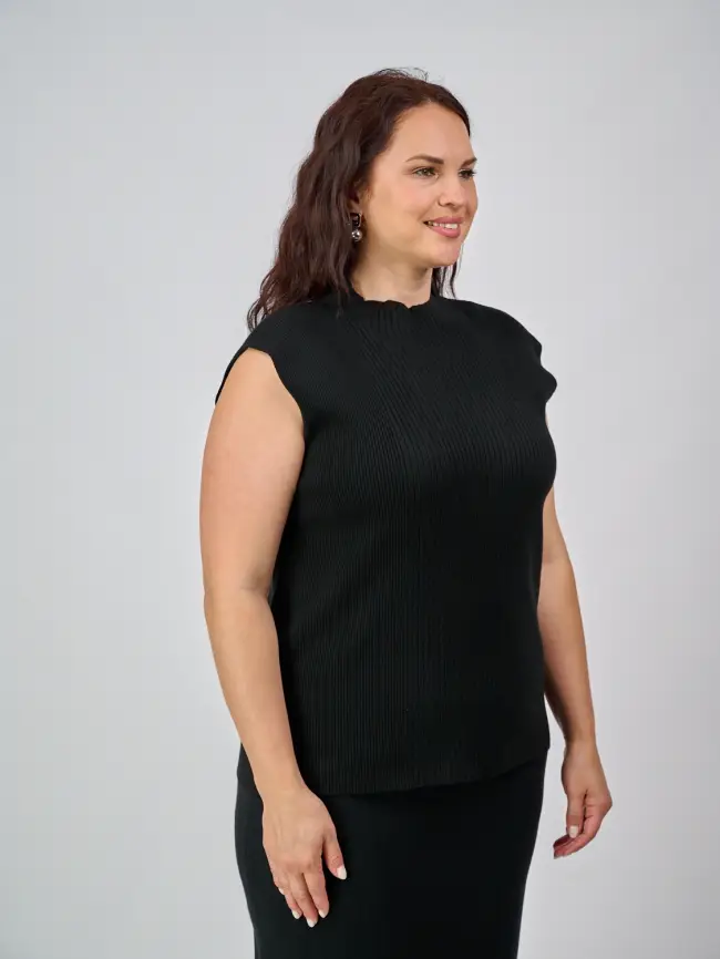 Джемпер без рукавов ЭттоПлюс 876 Размер 54-58 фото 68