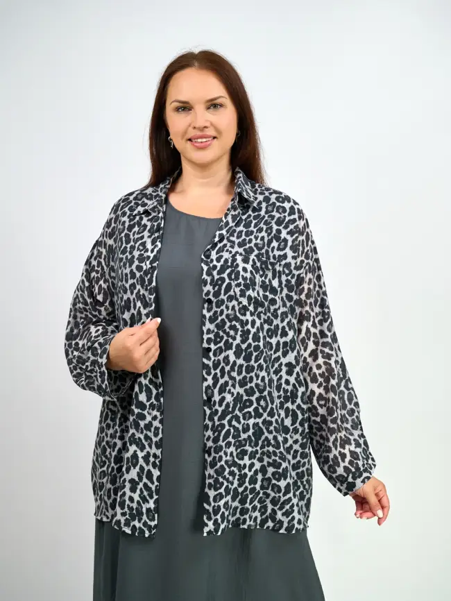 Блуза ЭттоПлюс 0022 Размеры 50-58 фото 2