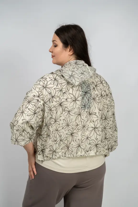 Ветровка-пыльник на молнии 9182 фото 16