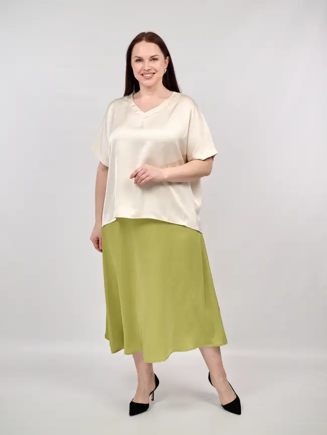 Юбка ЭттоПлюс 1001-1 Размеры 52-58 фото 20