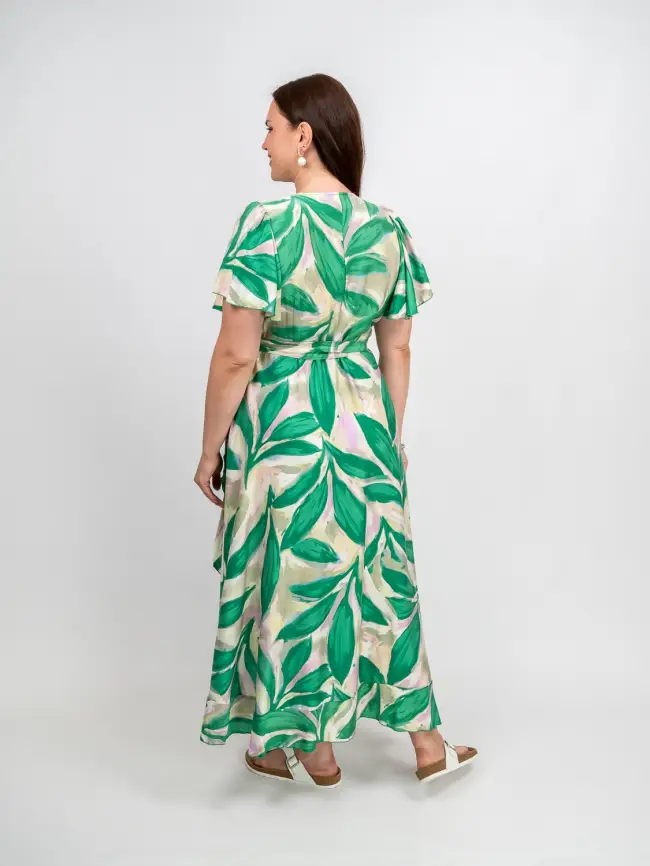 Платье на запахе ЭттоПлюс 044 размеры 48 - 58 фото 5