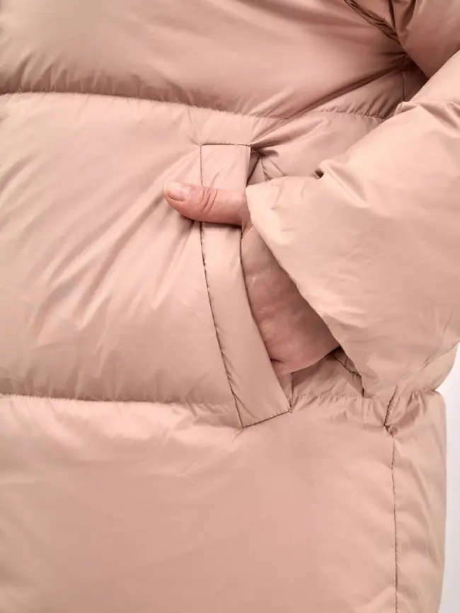 Пуховое пальто 9066 Размер 54-58 фото 58