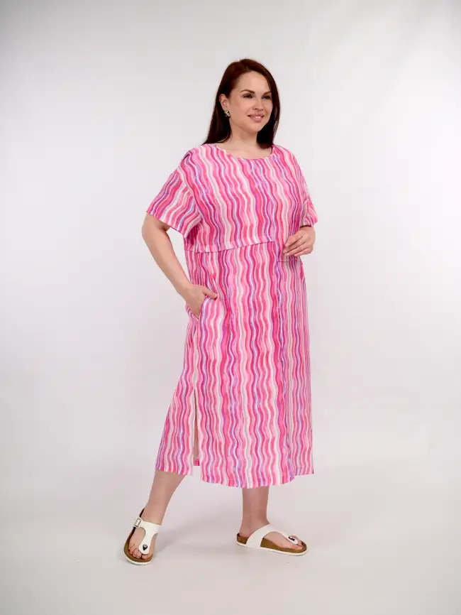 Платье летнее ЭттоПлюс 043 Размеры 50-58 фото 4