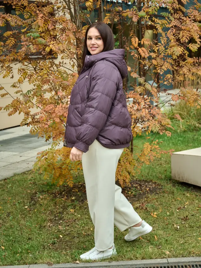 Пуховая куртка ЭттоПлюс 2553 Размер 48-52 фото 6