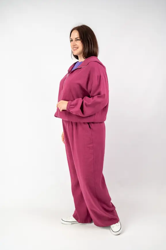 Палаццо лен 25002-2 Размер 54-58 фото 30