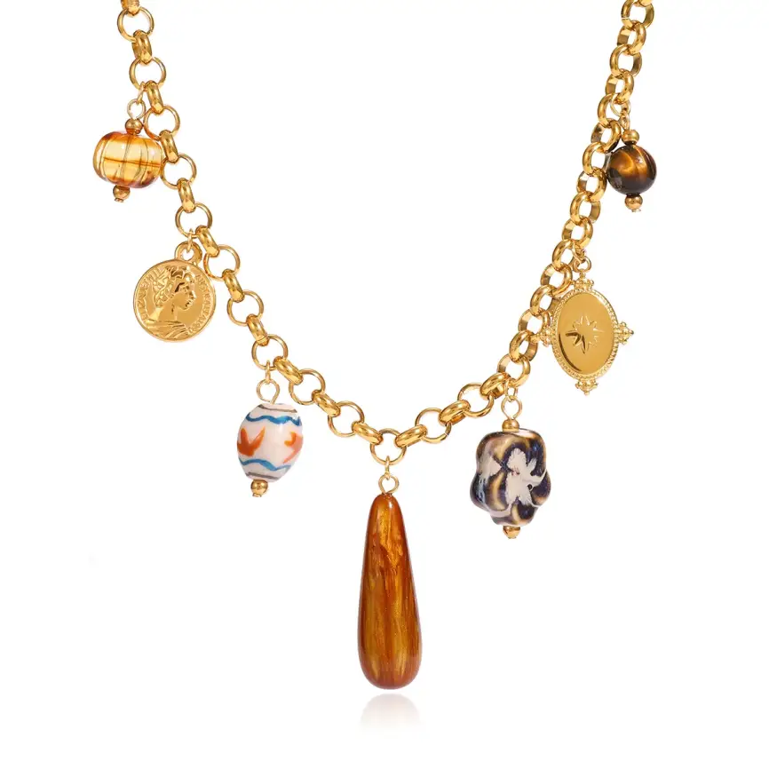 Колье с подвесками Б0252 фото 1