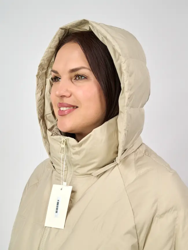 Пальто стеганое облегченное 8809 фото 4