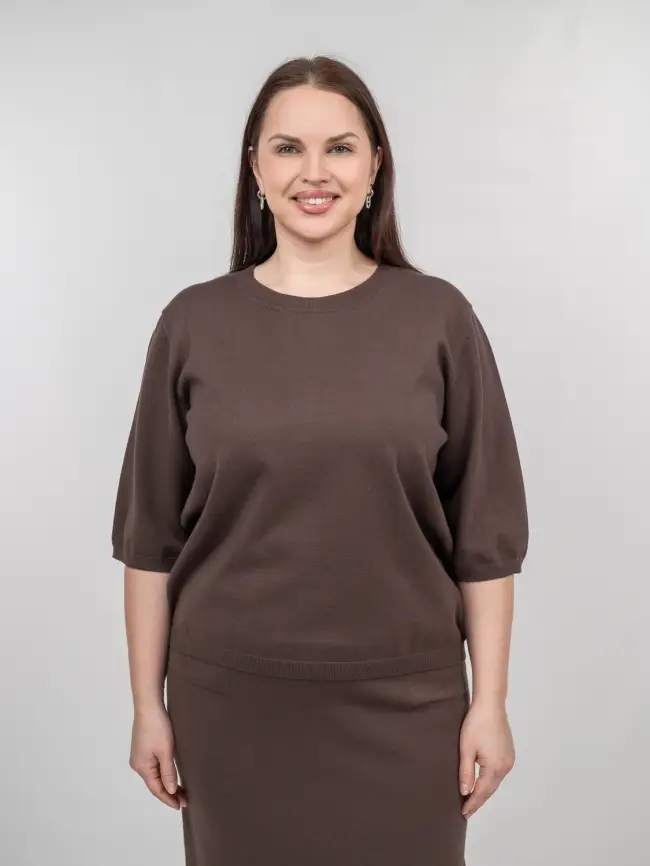 Джемпер 25412 ЭттоПлюс Размер 50-58 фото 1