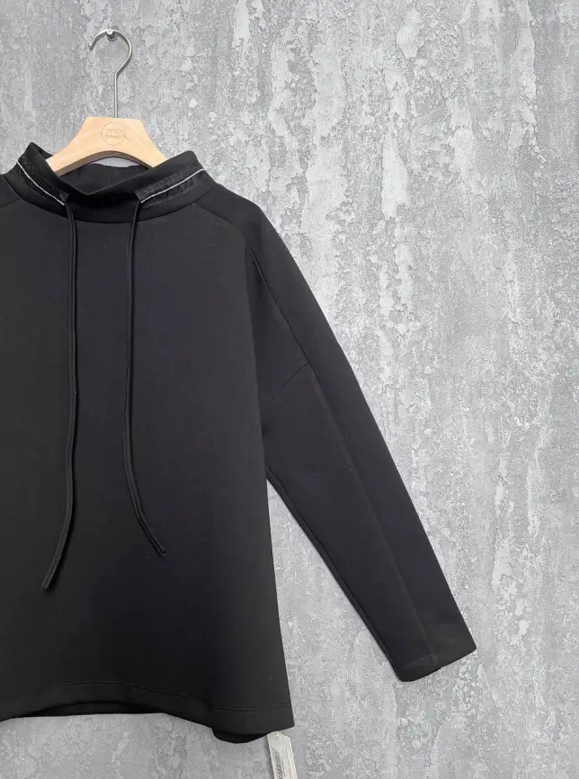 Свитшот 024 Размер 48-52(черный) фото 3