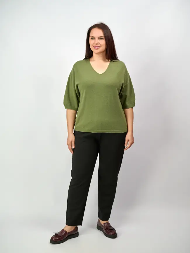 Джемпер 20241 ЭттоПлюс Размер 50-58 фото 28