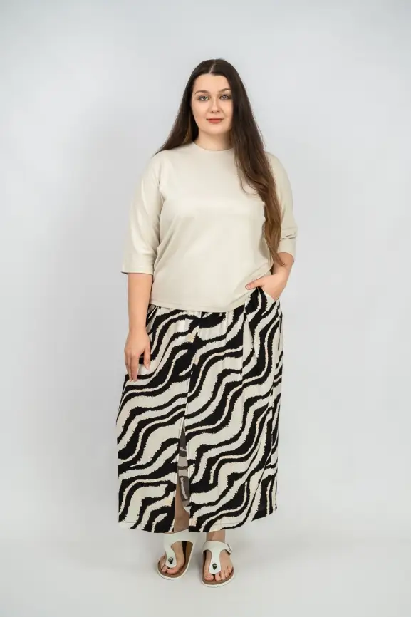 Юбка ЭттоПлюс 0023 Размеры 48-60 фото 5