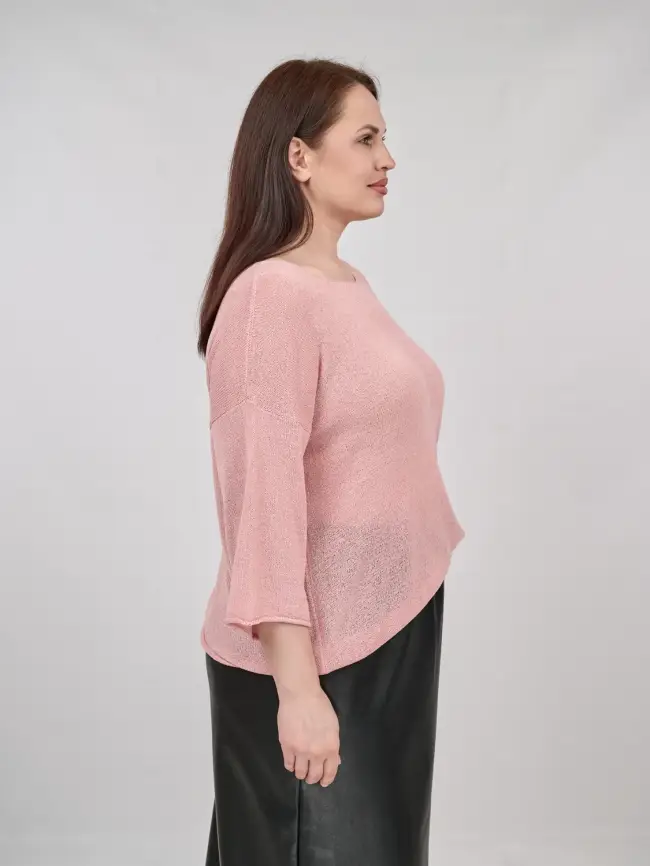 Джемпер облегченный ЭттоПлюс 25107-1 Размер 50-58. фото 130