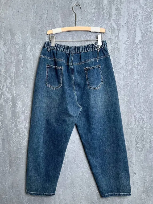 Джинсы 7/8, 9887 Размер 54-58 фото 4