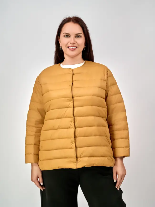 Легкая пуховая куртка 8802 фото 105