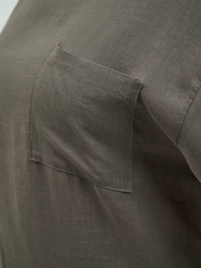 Футболка лен карман 24080 Размер 50-56 фото 22