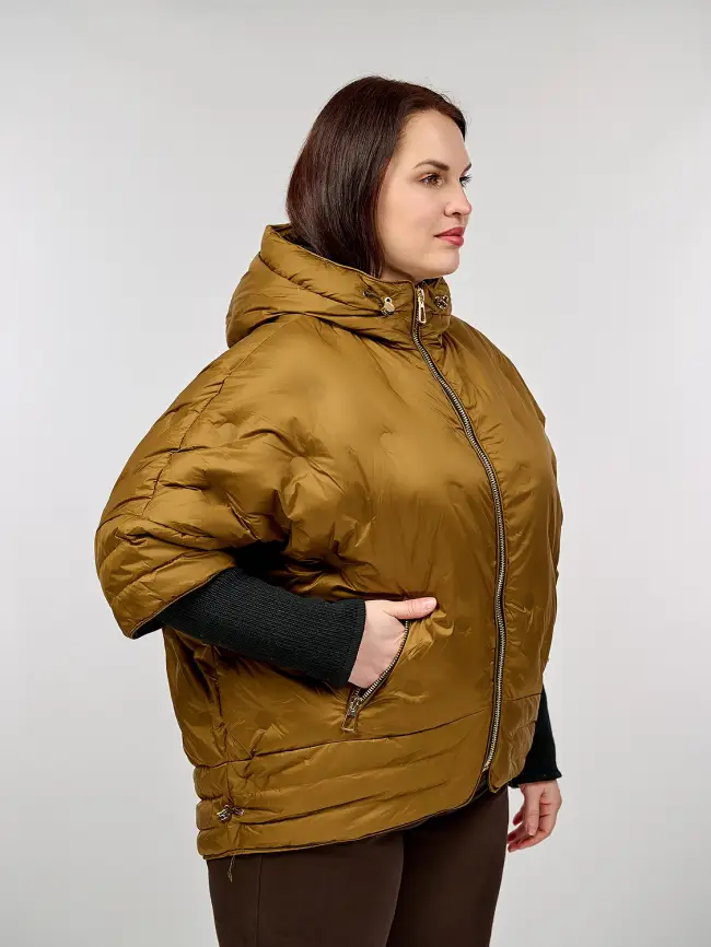 Куртка с трикотажным рукавом 6560 фото 22