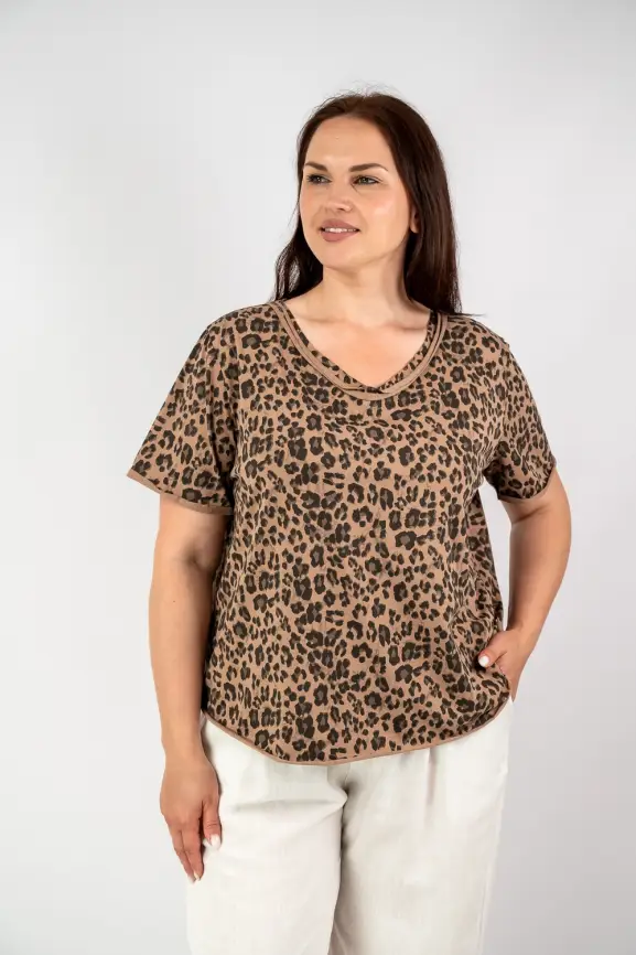 Футболка база ЭттоПлюс 005-1 размеры 50- 56 фото 4