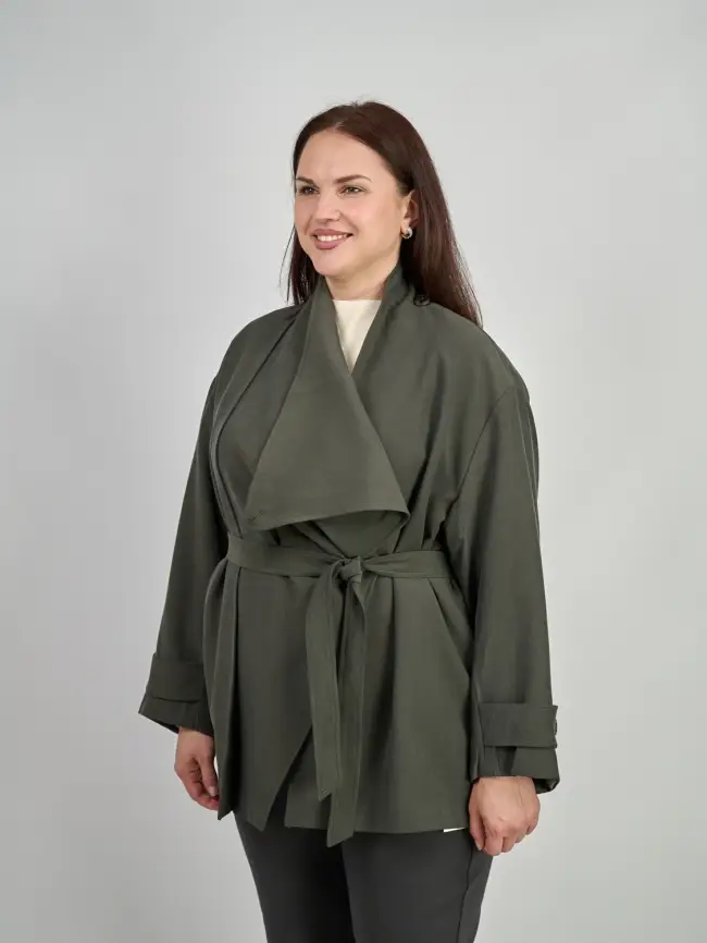 Тренч 26233 Размер 50-58 фото 3