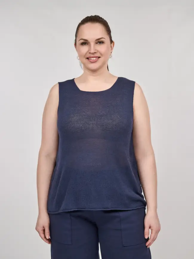 Топ трикотажный облегченный ЭттоПлюс 25108 Размер 50-60 фото 106