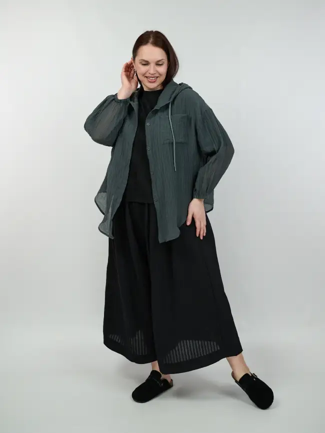 Пыльник рубашка 8026 Размер 50-58 фото 100