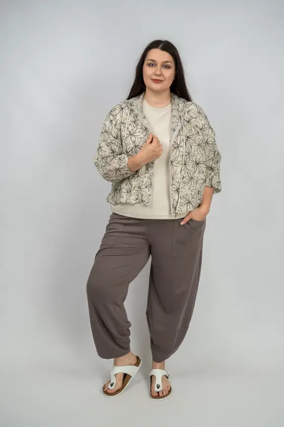 Ветровка-пыльник на молнии 9182 фото 18