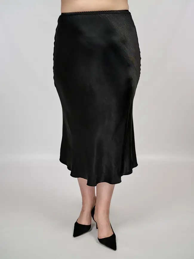 Юбка атлас 9298-1 Размер 48-56 фото 11