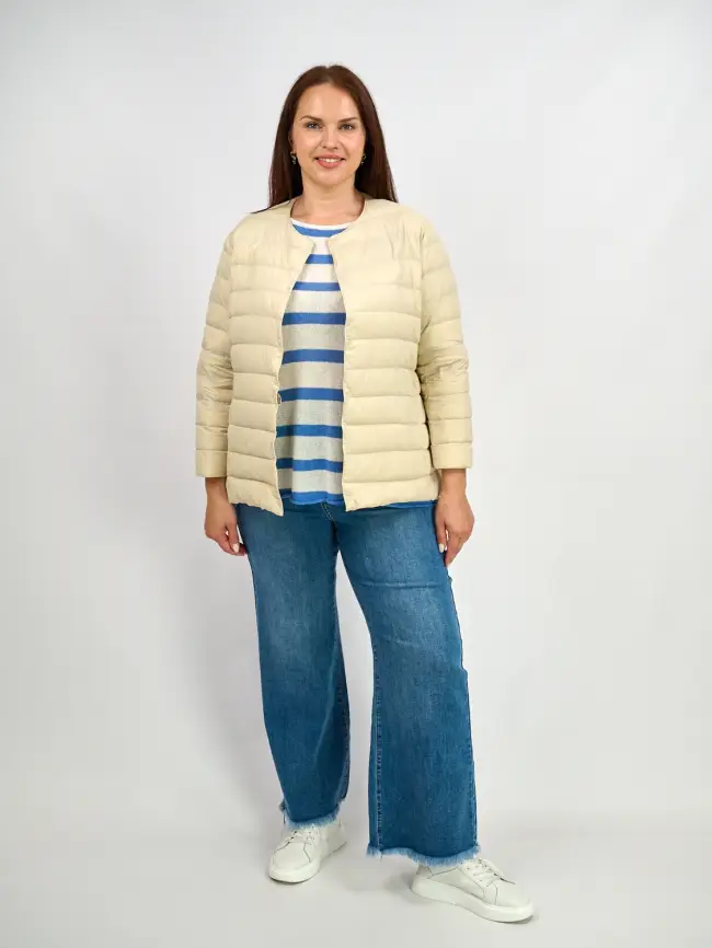 Легкая пуховая куртка 8802 фото 77