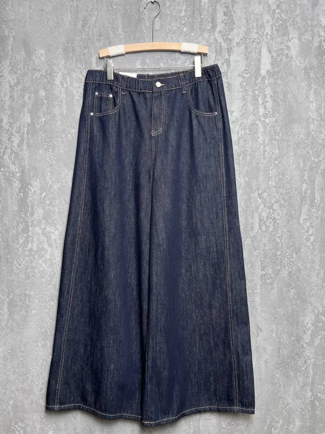 Джинсы палаццо 38785 Размеры 50-54 фото 6