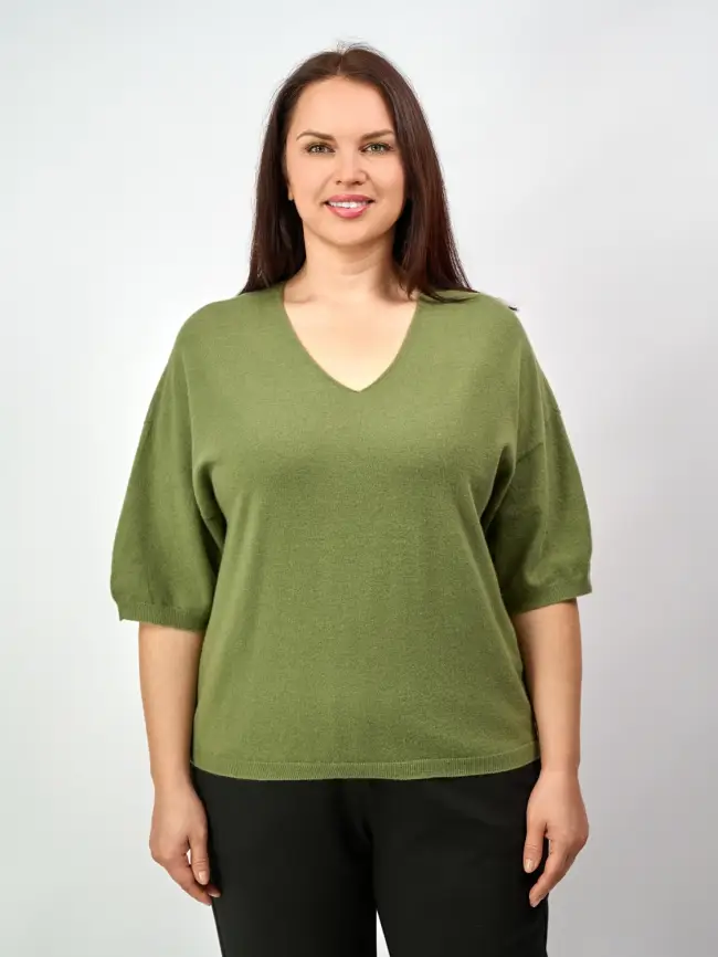 Джемпер 20241 ЭттоПлюс Размер 50-58 фото 26