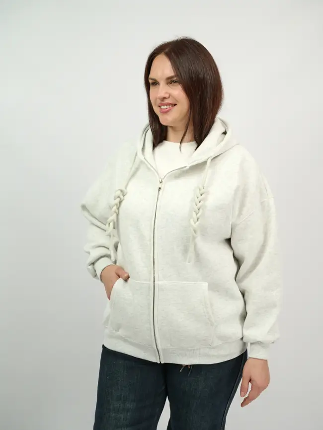 Худи зип утепленное оверсайз размер 50-58 506 фото 154