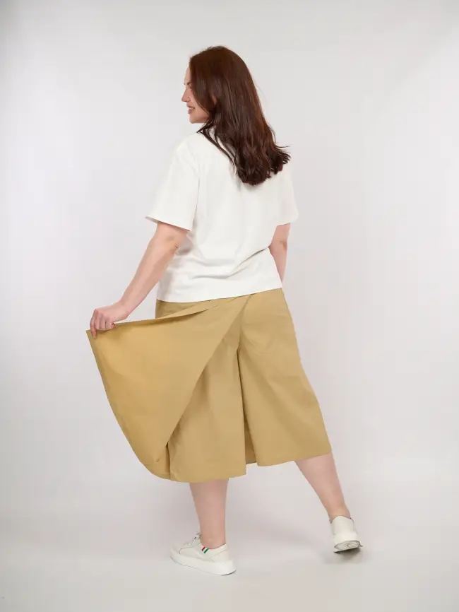 Юбка брюки 1131 размеры 48- 58 фото 3