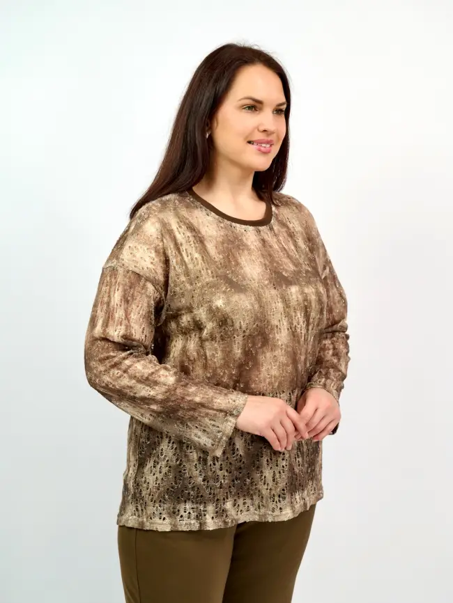 Лонгслив 8110 Размер 52-58 фото 5