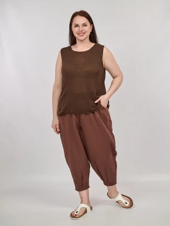 Топ трикотажный облегченный ЭттоПлюс 25108 Размер 50-60 фото 32