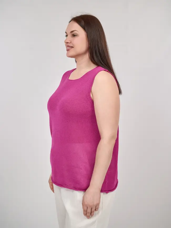 Топ трикотажный облегченный ЭттоПлюс 25108 Размер 50-60 фото 95