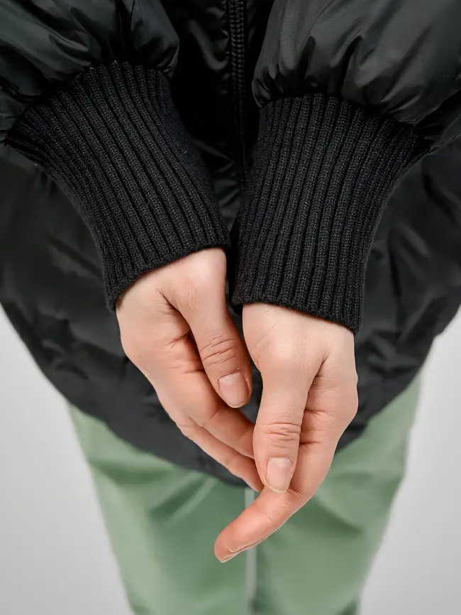 Пальто с вязаным капюшоном №2 8893 фото 30