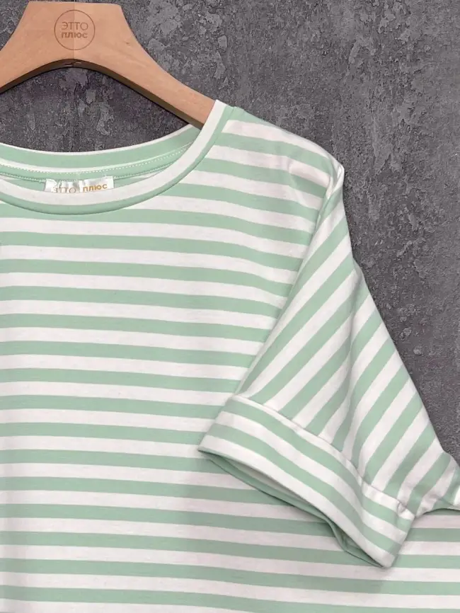 Футболка в полоску ЭттоПлюс 010-1 фото 16