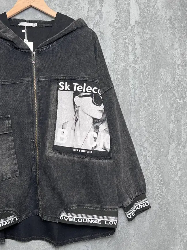 Куртка джинсовая 018 Размеры 48-58 фото 9