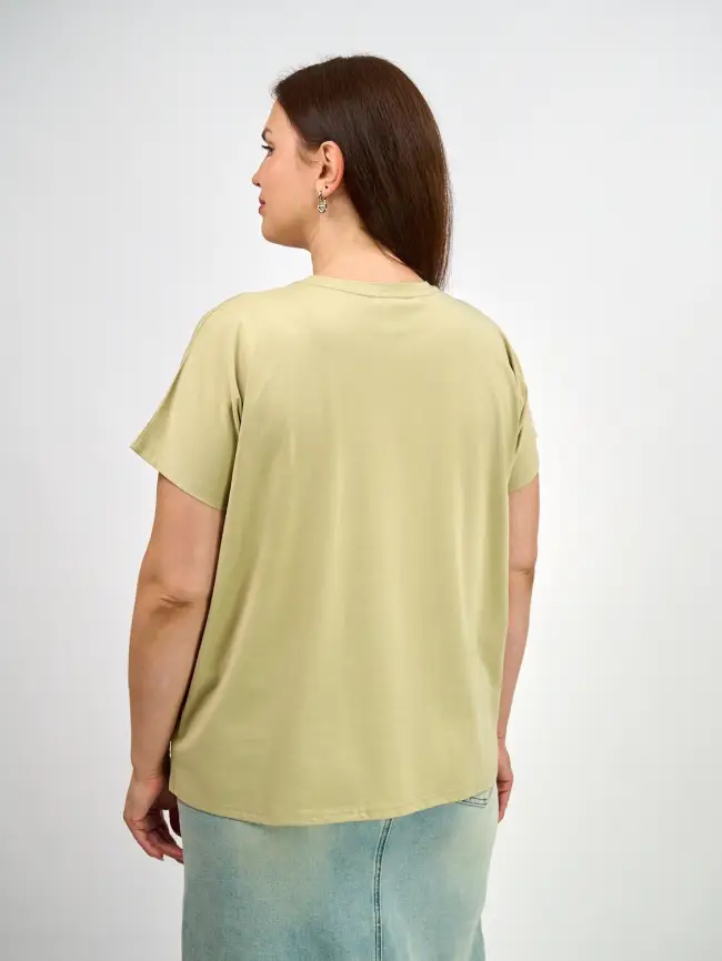 Футболка база ЭттоПлюс Хлопок 0019-1 Размер 50-58 фото 19