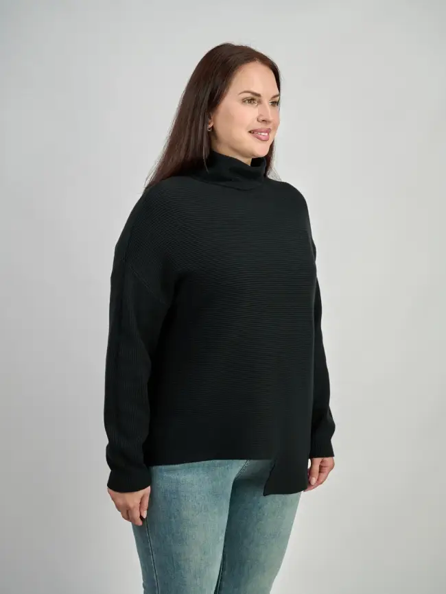 Свитер неровный край ЭттоПлюс 327 Размер 50-56 фото 5