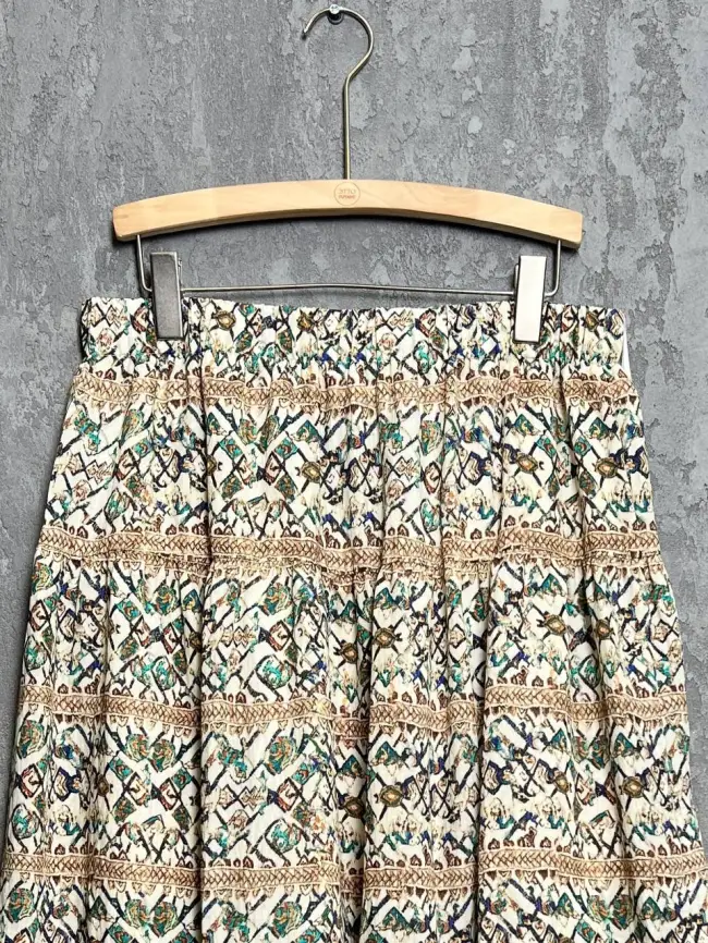 Юбка с принтом 1231 размеры 48- 58 фото 9