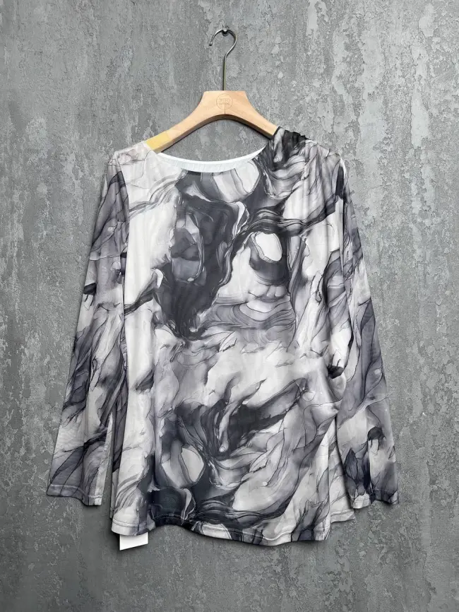 Лонгслив 1651 Размер 52-58(черный) фото 1