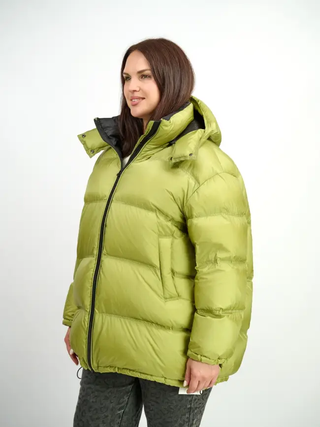 Пуховик зимний 9903 удлиненный Размер 50-60 фото 42