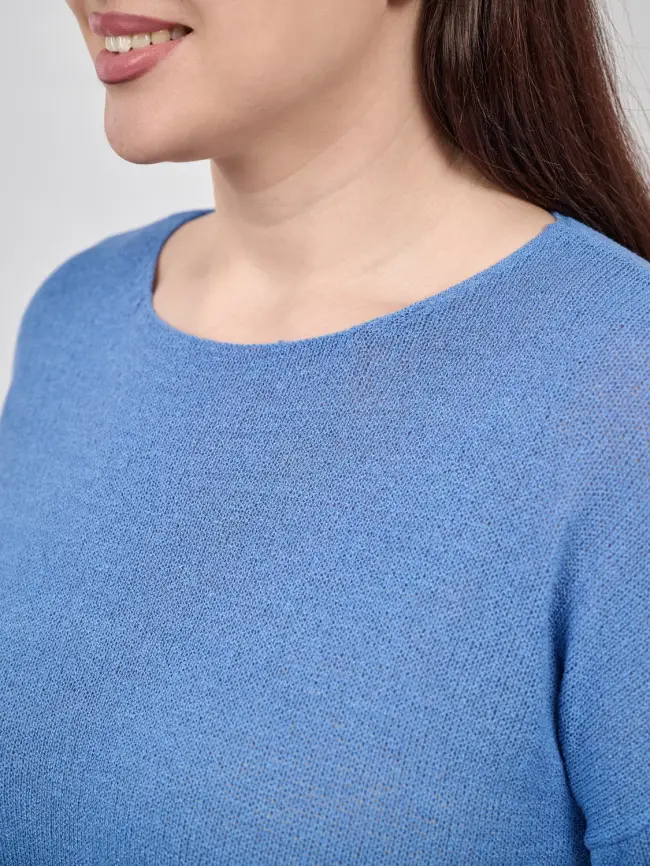 Джемпер облегченный ЭттоПлюс 25107-1 Размер 50-58. фото 168